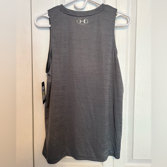 Under Armour Gray Sleeveless Tank Top Size M - Picture 3 of 3